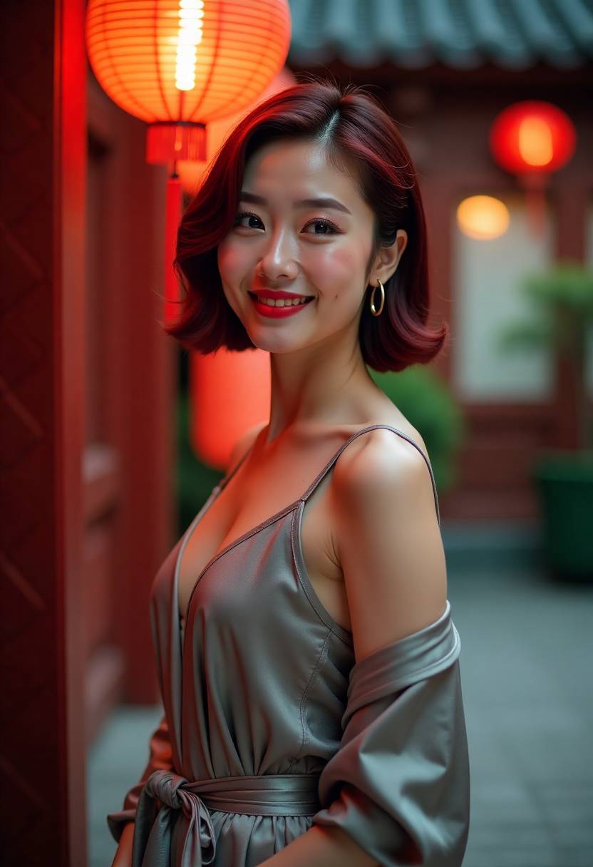 小镇姑娘黄昏骑楼剧照